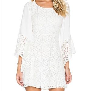 MINK PINK Drive Me Crazy Flare Dress M NWT